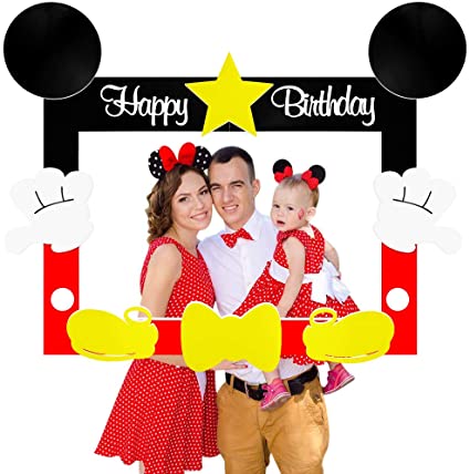 Detail Mickey Mouse Frame For Photo Booth Nomer 24