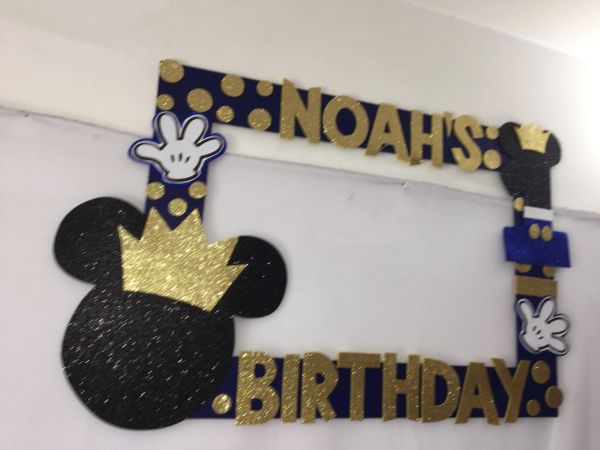 Detail Mickey Mouse Frame For Photo Booth Nomer 49