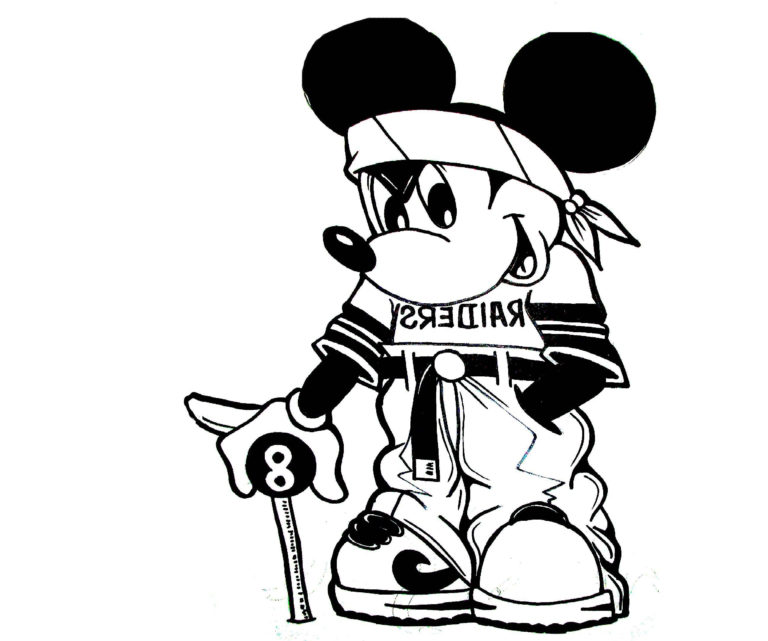 Detail Mickey Mouse Gangster Drawings Nomer 27