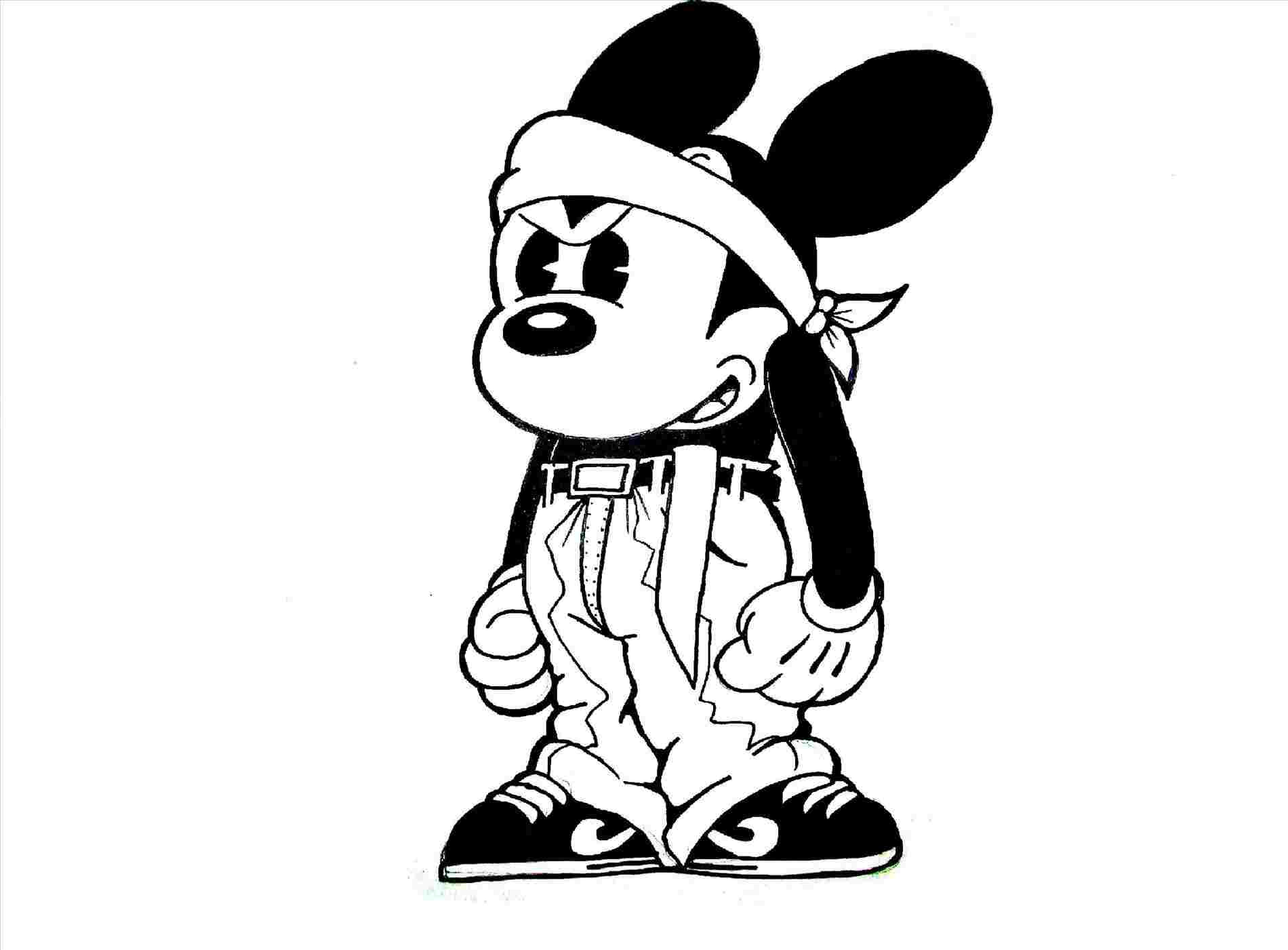 Detail Mickey Mouse Gangster Drawings Nomer 5