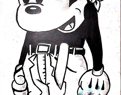 Detail Mickey Mouse Gangster Drawings Nomer 44