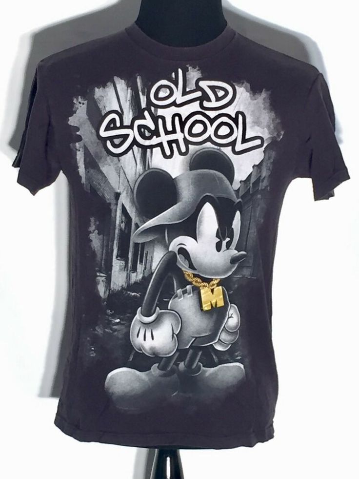 Detail Mickey Mouse Gangster Shirt Nomer 19