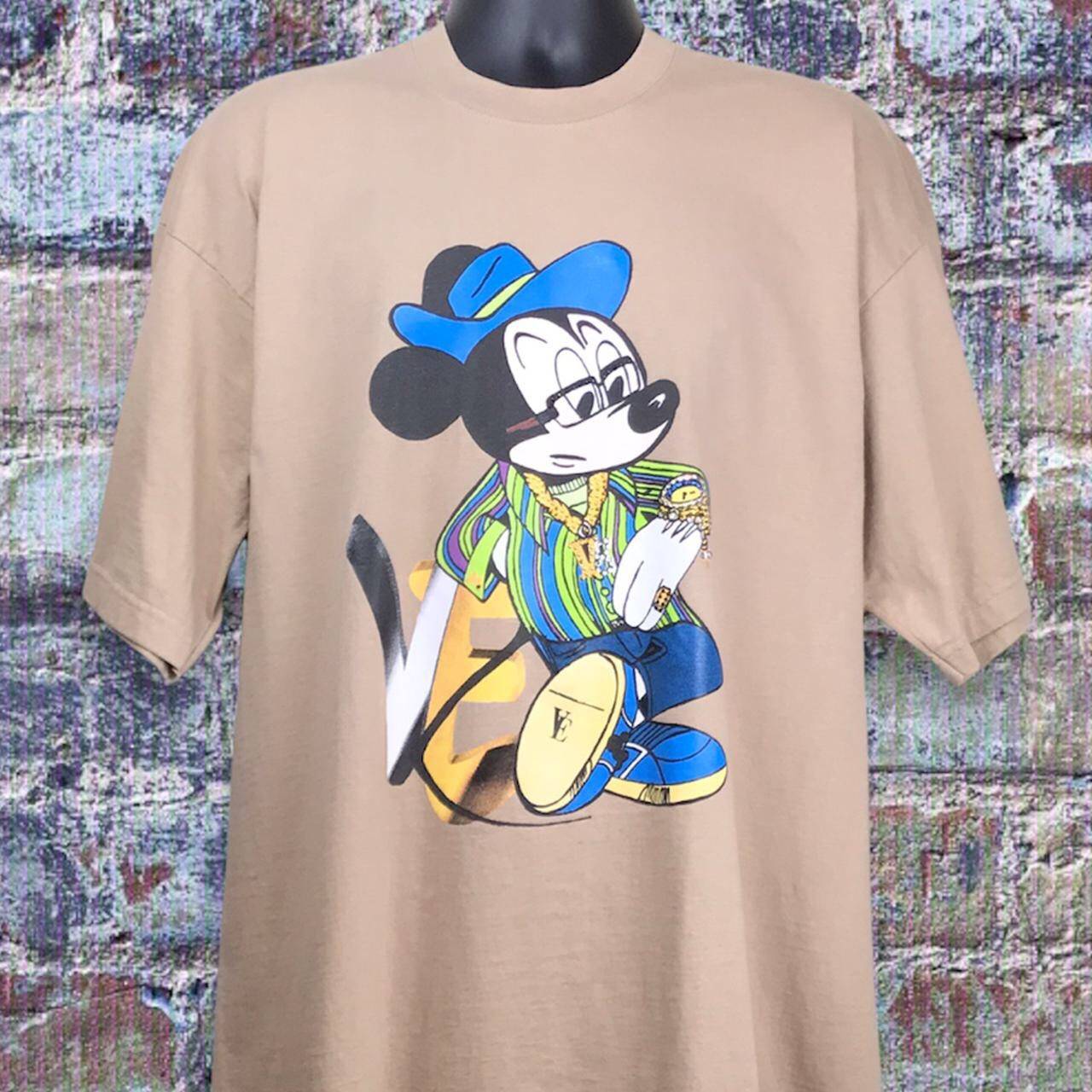 Detail Mickey Mouse Gangster Shirt Nomer 9