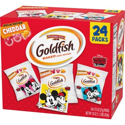 Detail Mickey Mouse Goldfish 24 Pack Nomer 4