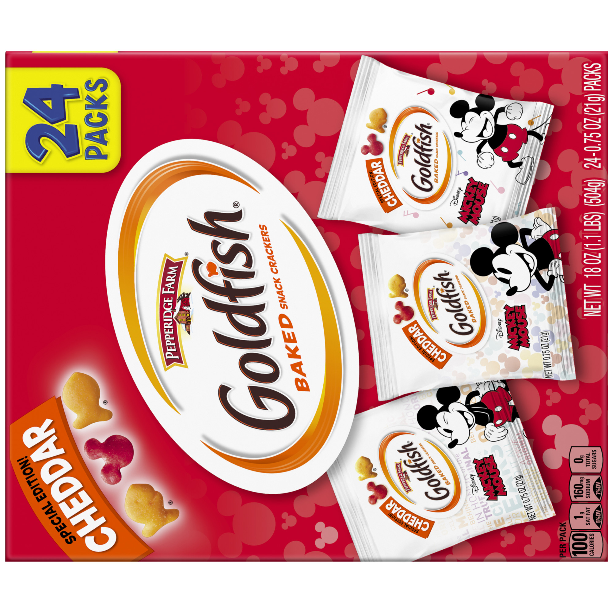 Detail Mickey Mouse Goldfish 24 Pack Nomer 5