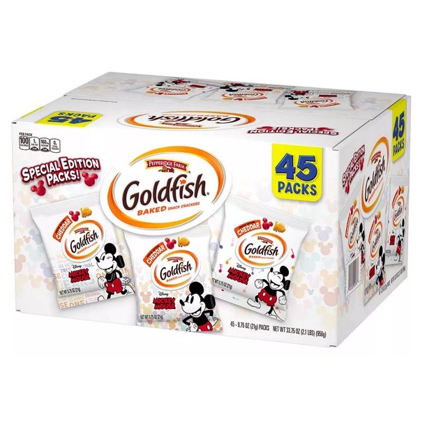 Detail Mickey Mouse Goldfish 24 Pack Nomer 6