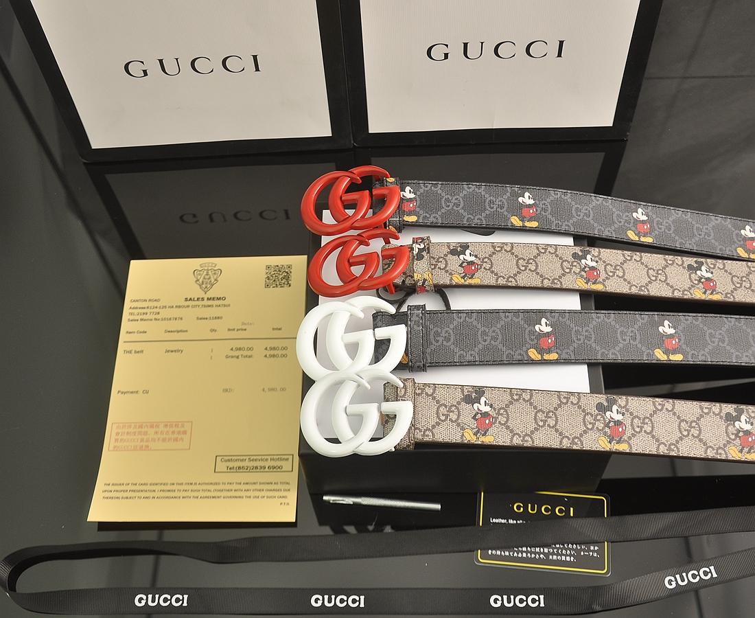 Detail Mickey Mouse Gucci Belt Nomer 22