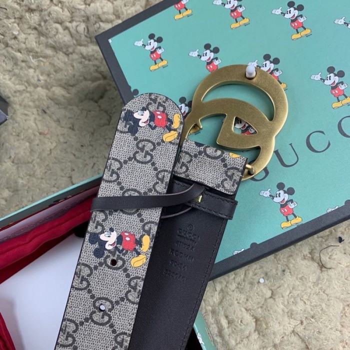 Detail Mickey Mouse Gucci Belt Nomer 48