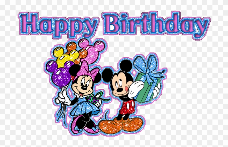 Detail Mickey Mouse Happy Birthday Clip Art Nomer 18