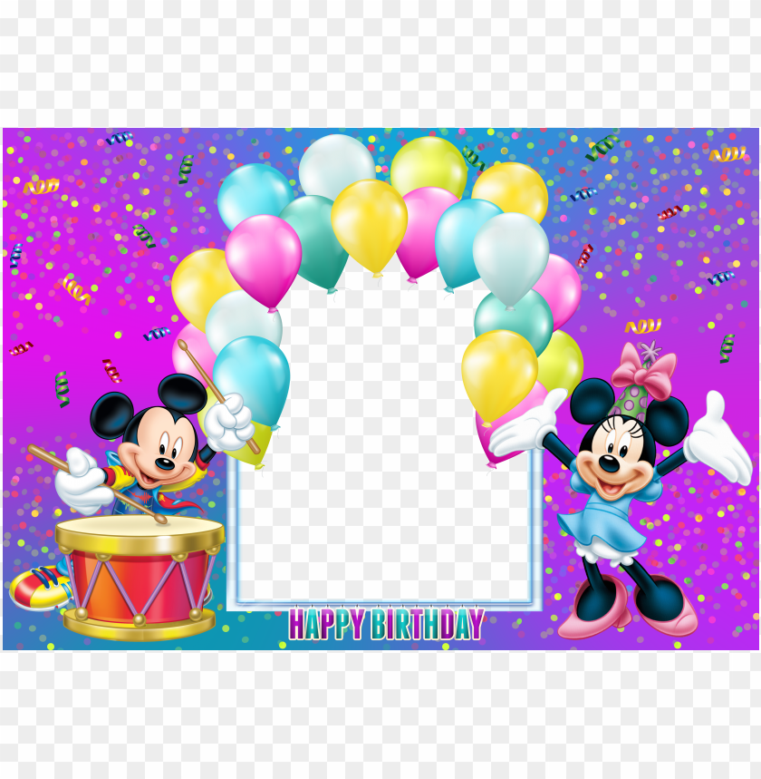 Detail Mickey Mouse Happy Birthday Clip Art Nomer 37