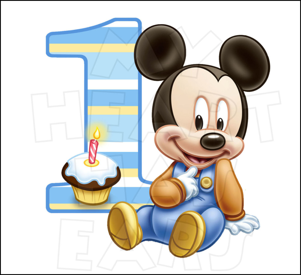 Detail Mickey Mouse Happy Birthday Clip Art Nomer 38