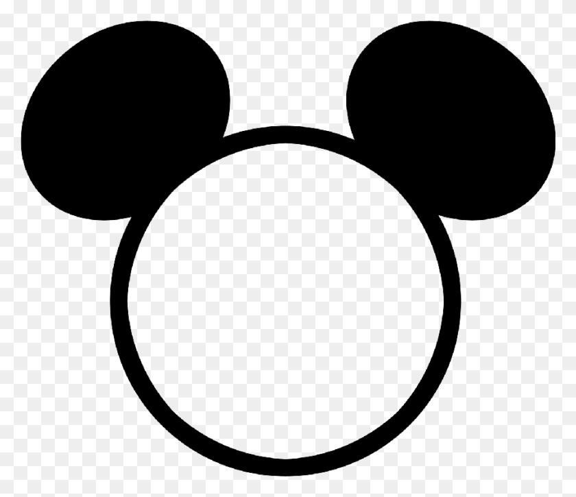 Detail Mickey Mouse Head Clipart Black And White Nomer 15