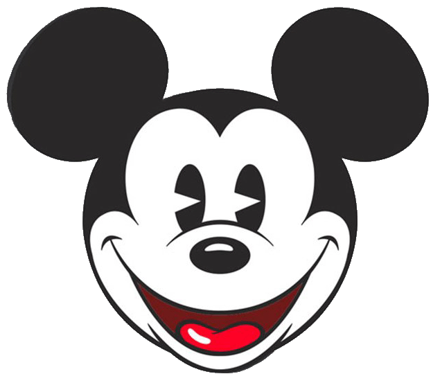 Detail Mickey Mouse Head Clipart Black And White Nomer 23