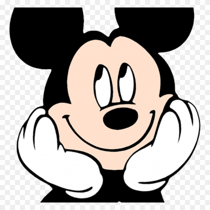Detail Mickey Mouse Head Clipart Black And White Nomer 34