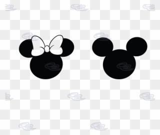 Detail Mickey Mouse Head Clipart Black And White Nomer 39
