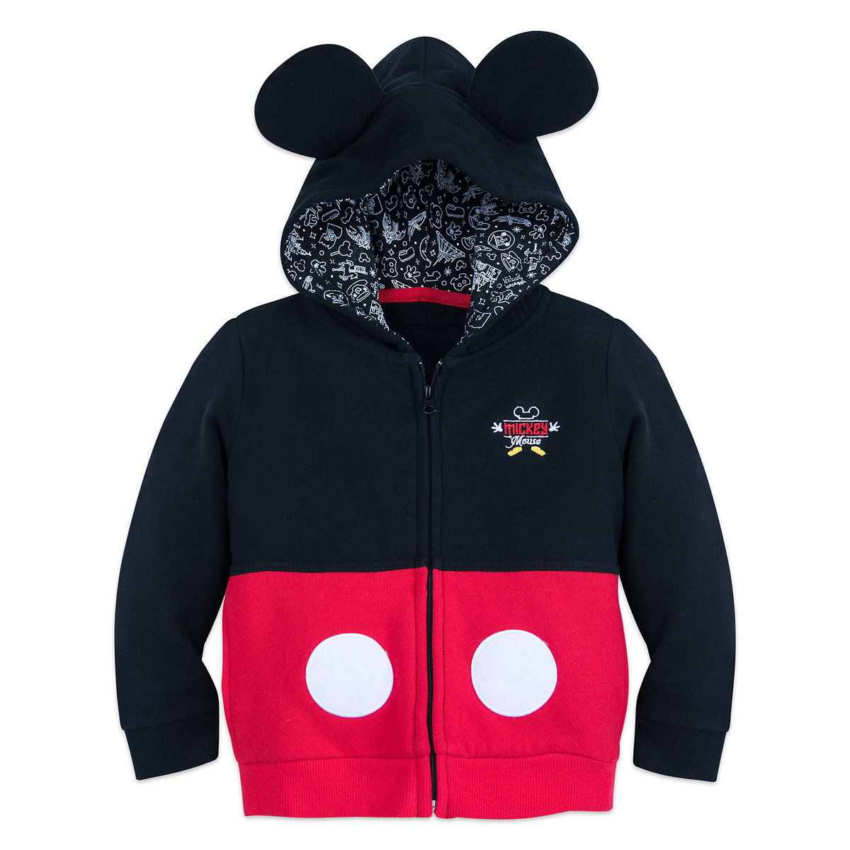 Detail Mickey Mouse Hoodie With Ears For Toddlers Nomer 24