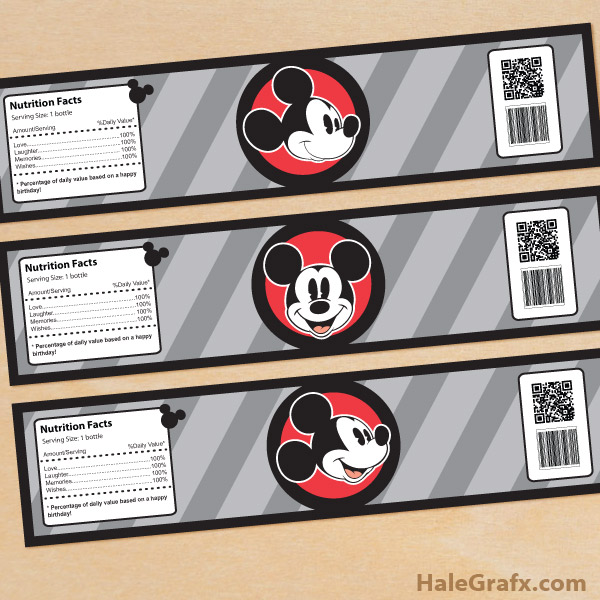 Detail Mickey Mouse Labels Free Download Nomer 14