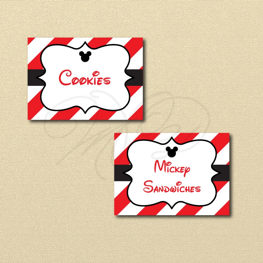 Detail Mickey Mouse Labels Free Download Nomer 34