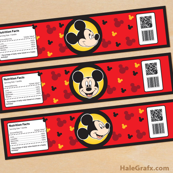 Detail Mickey Mouse Labels Free Download Nomer 6