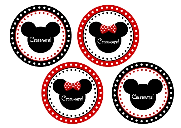 Detail Mickey Mouse Labels Template Nomer 26