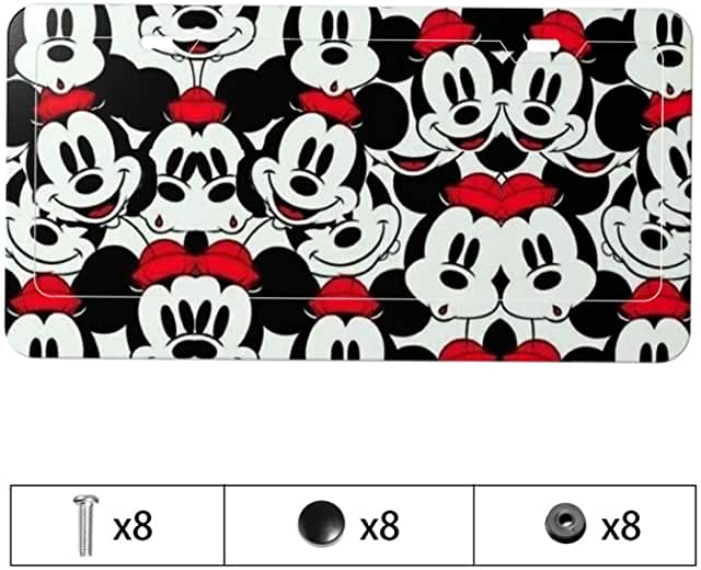 Detail Mickey Mouse License Plate Frame Nomer 28