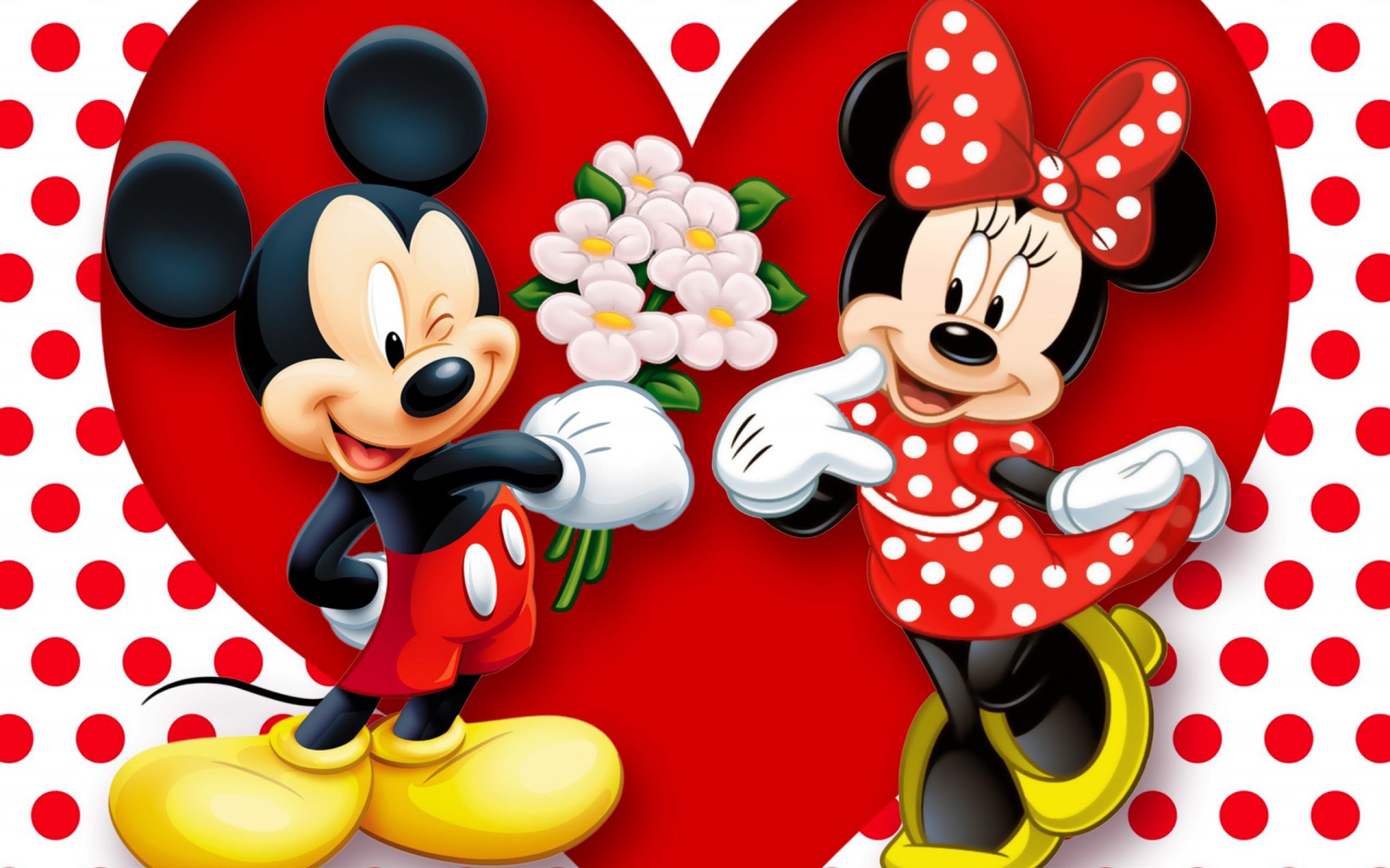 Detail Mickey Mouse Love Wallpaper Nomer 2