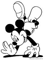 Detail Mickey Mouse Mewarnai Nomer 8