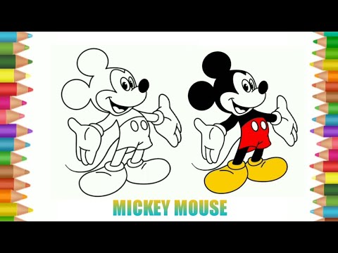 Detail Mickey Mouse Mewarnai Nomer 48