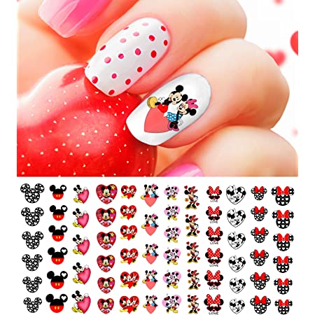 Detail Mickey Mouse Nail Art Stickers Nomer 2