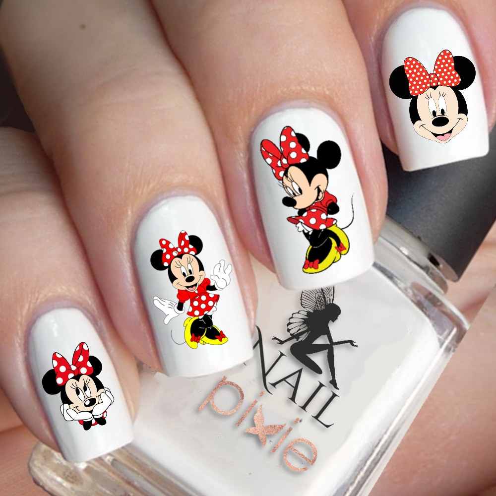 Detail Mickey Mouse Nail Art Stickers Nomer 18