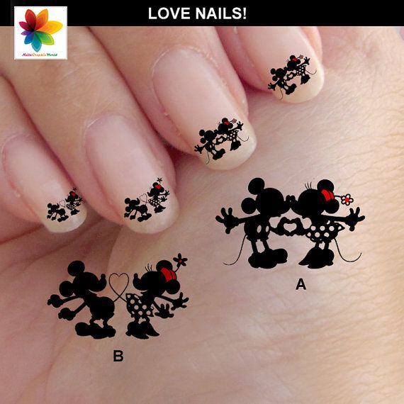 Detail Mickey Mouse Nail Art Stickers Nomer 24