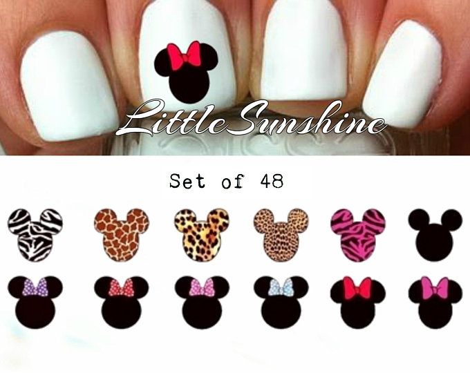 Detail Mickey Mouse Nail Art Stickers Nomer 29