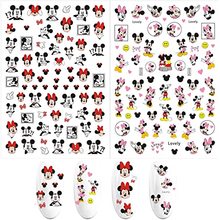 Detail Mickey Mouse Nail Art Stickers Nomer 30