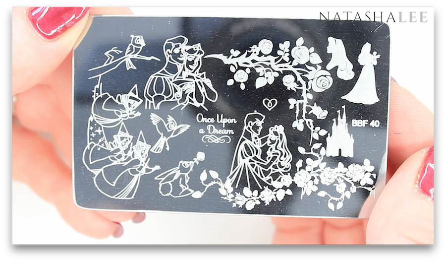 Detail Mickey Mouse Nail Stamp Plate Nomer 17