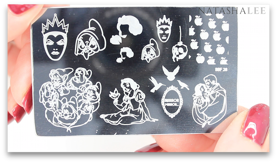 Detail Mickey Mouse Nail Stamp Plate Nomer 19