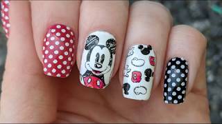 Detail Mickey Mouse Nail Stamp Plate Nomer 22