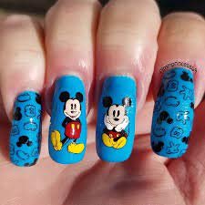 Detail Mickey Mouse Nail Stamp Plate Nomer 23