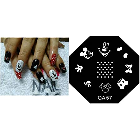 Detail Mickey Mouse Nail Stamp Plate Nomer 29