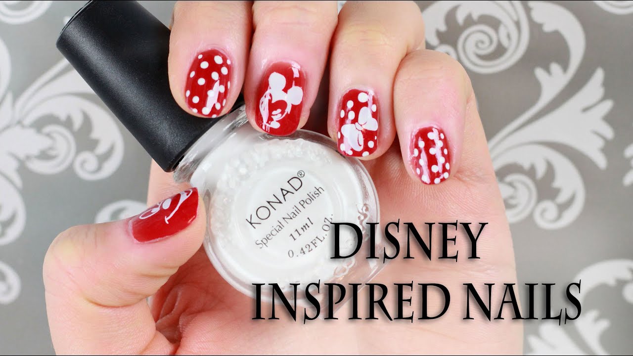 Detail Mickey Mouse Nail Stamp Plate Nomer 30