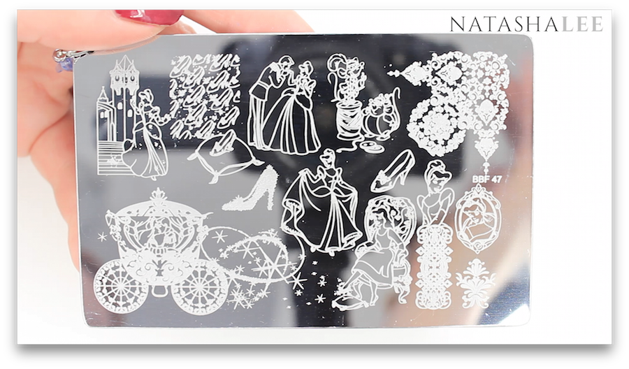 Detail Mickey Mouse Nail Stamp Plate Nomer 31