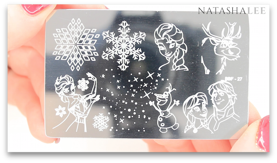 Detail Mickey Mouse Nail Stamp Plate Nomer 36