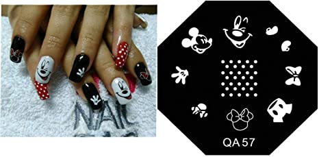 Detail Mickey Mouse Nail Stamping Plates Nomer 45