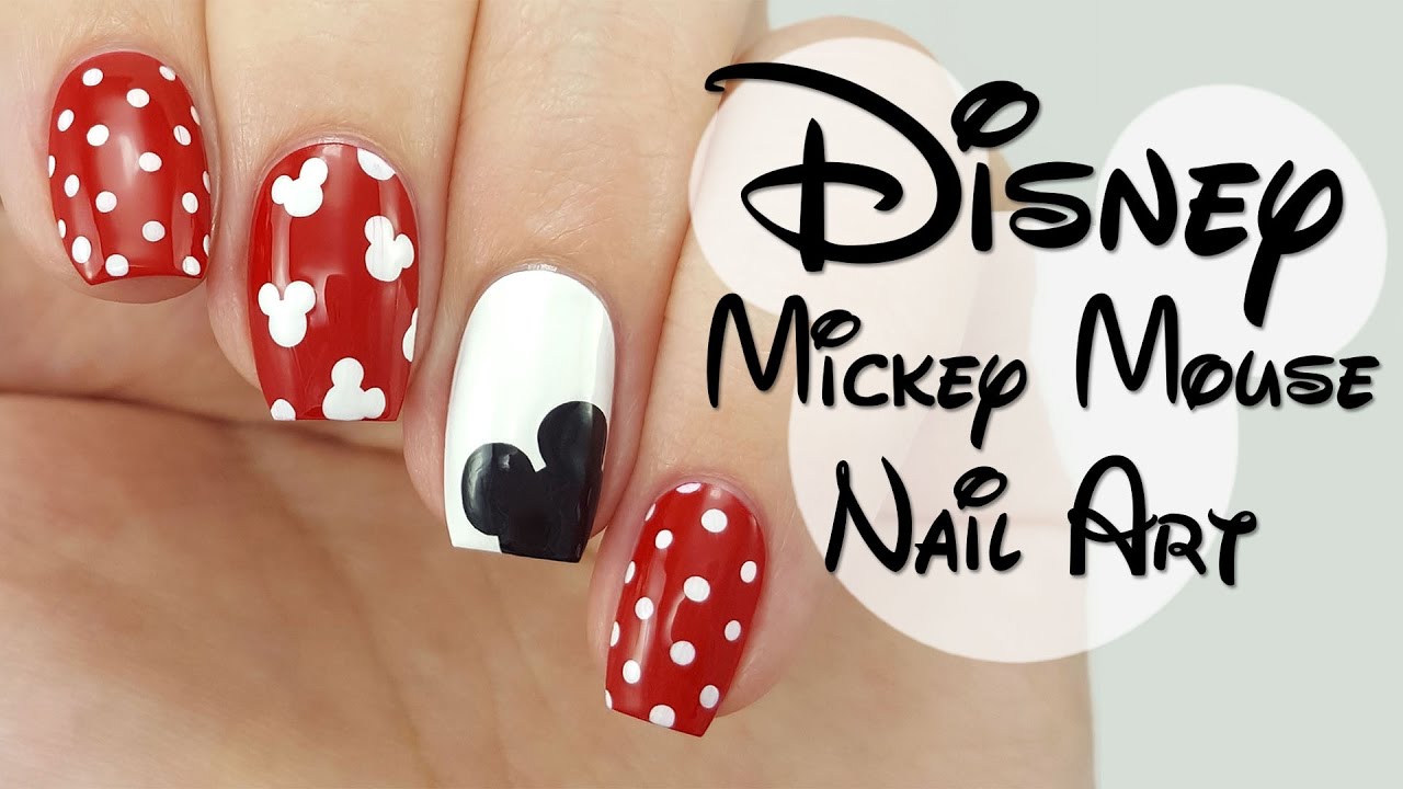 Detail Mickey Mouse Nails Design Nomer 3