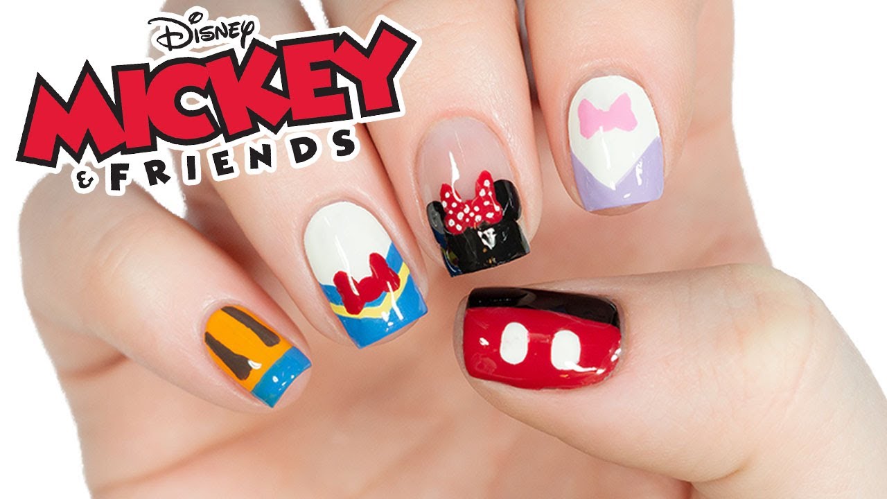 Detail Mickey Mouse Nails Design Nomer 48