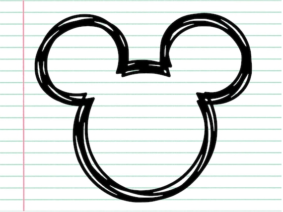 Detail Mickey Mouse Outline Images Nomer 20