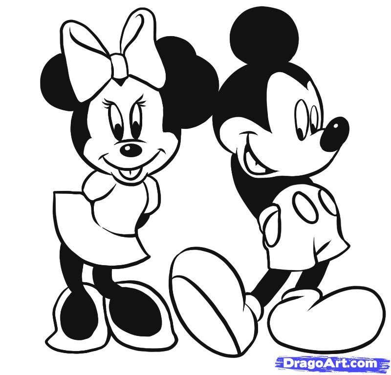 Detail Mickey Mouse Outline Images Nomer 29