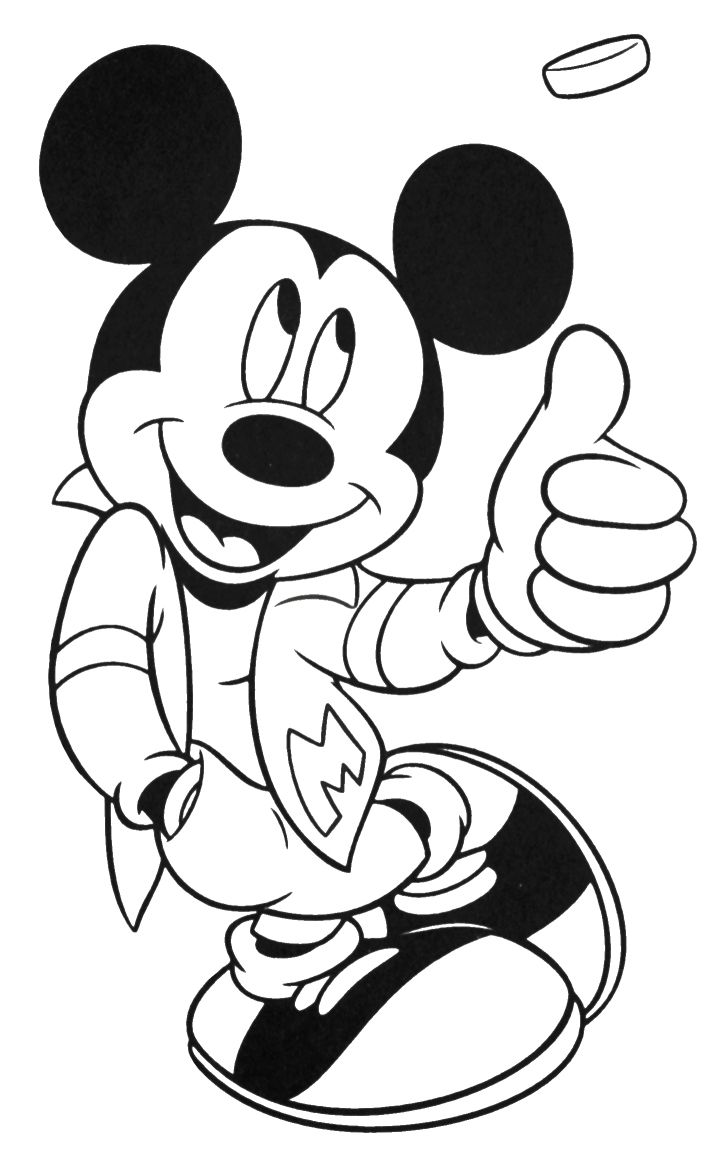 Detail Mickey Mouse Outline Images Nomer 38