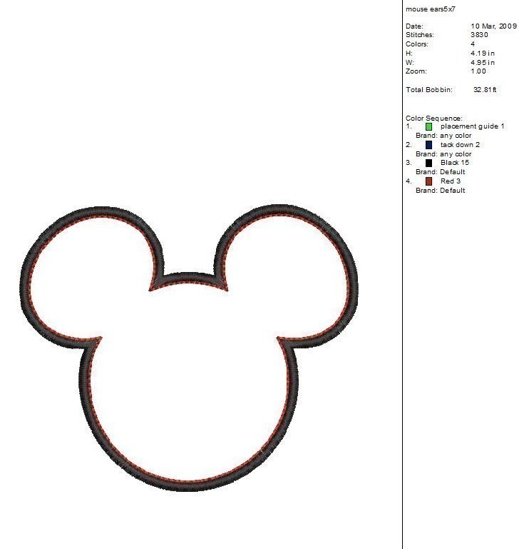 Detail Mickey Mouse Outline Images Nomer 39