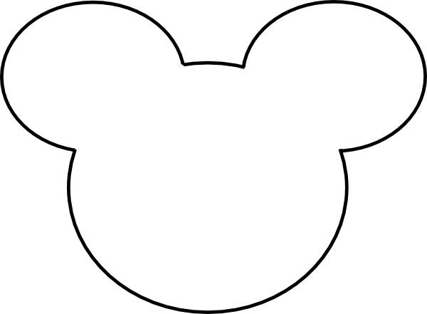 Detail Mickey Mouse Outline Png Nomer 21