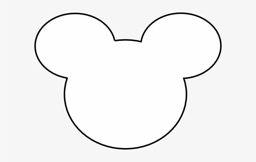 Detail Mickey Mouse Outline Png Nomer 4